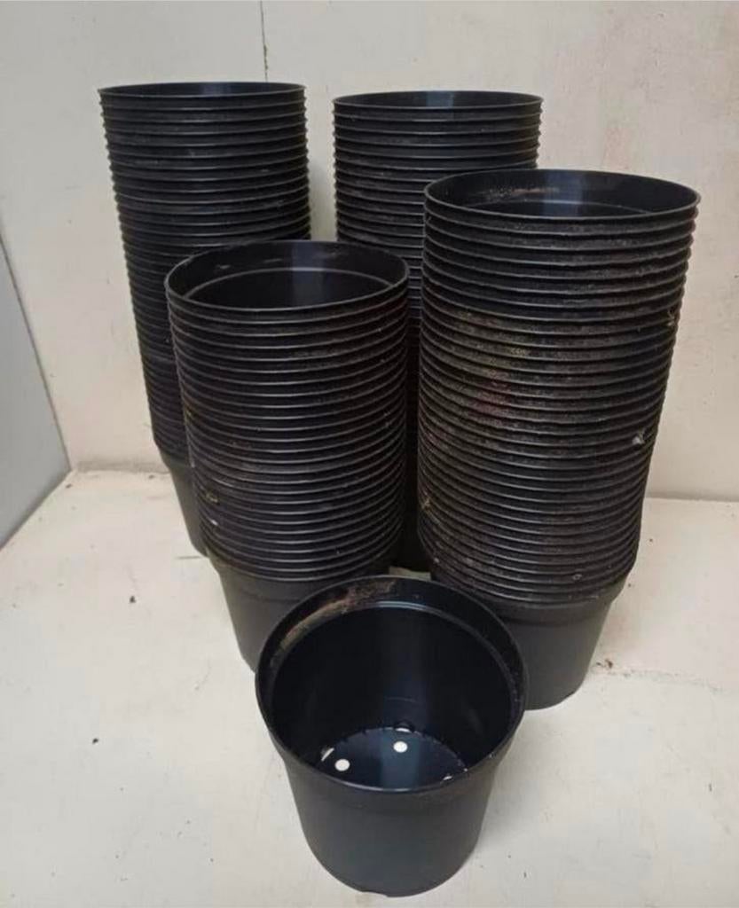 Kweekpotten plantenpotten bloempotten 2 liter, Kunststof, Rond, Nieuw, Ophalen of Verzenden
