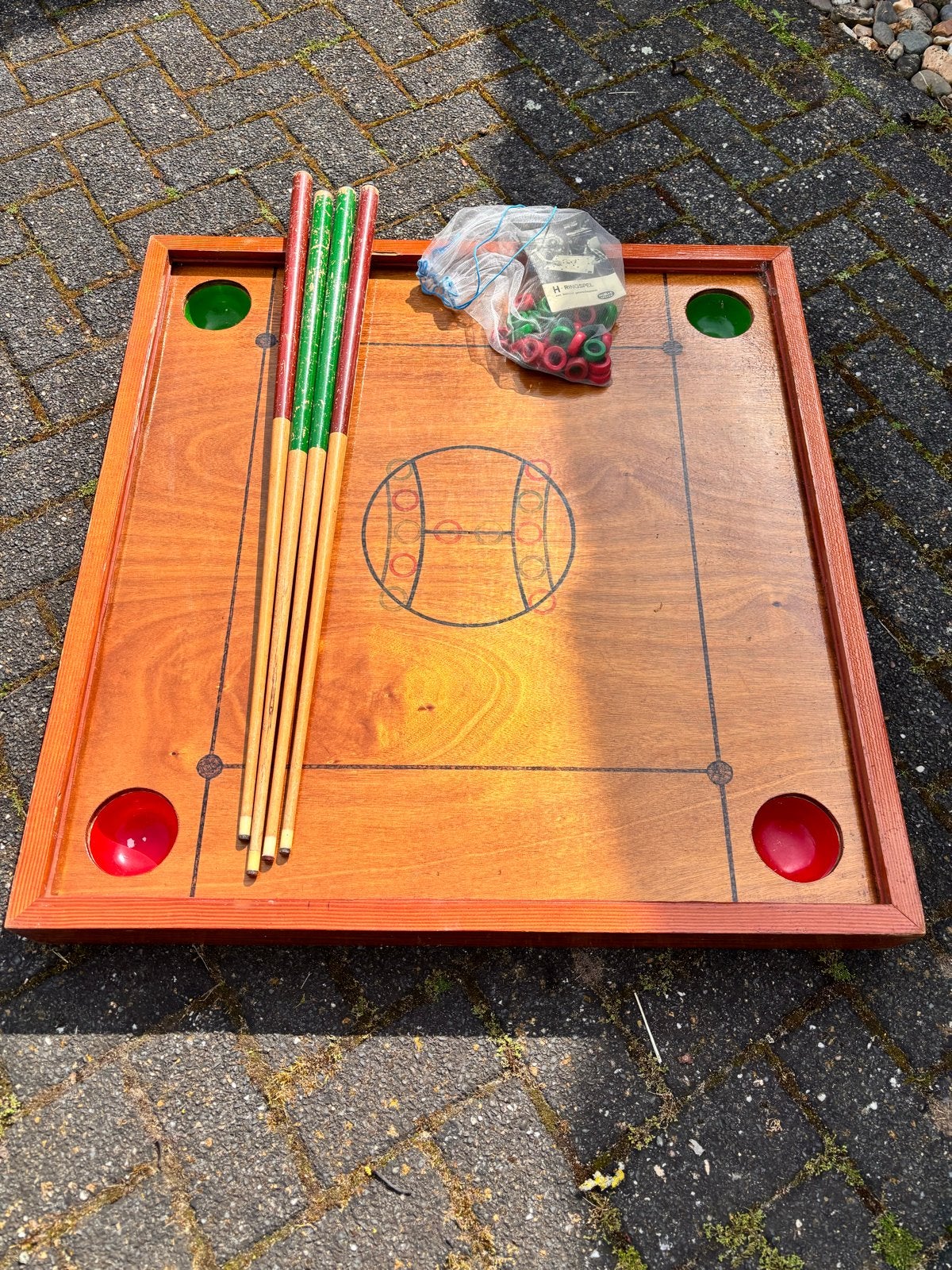 Vintage H-Ringspel Gezelschapsspel - Homas Spelen, Drie of vier spelers, Ophalen, Gebruikt
