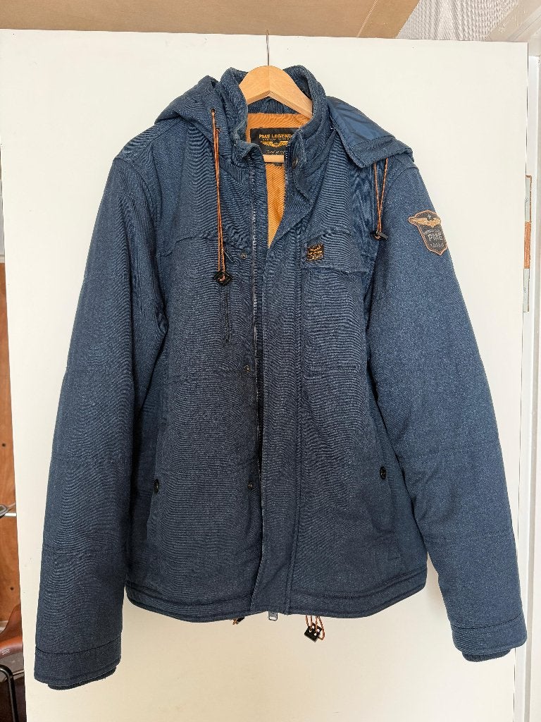 PME winterjas, Maat 52/54 (L), Blauw, Ophalen of Verzenden, Pme Legend