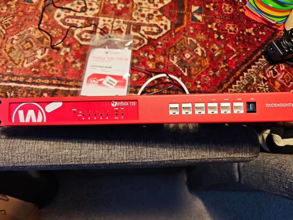 WatchGuard Firebox T20 met 19 inch Rackmount, Ophalen of Verzenden