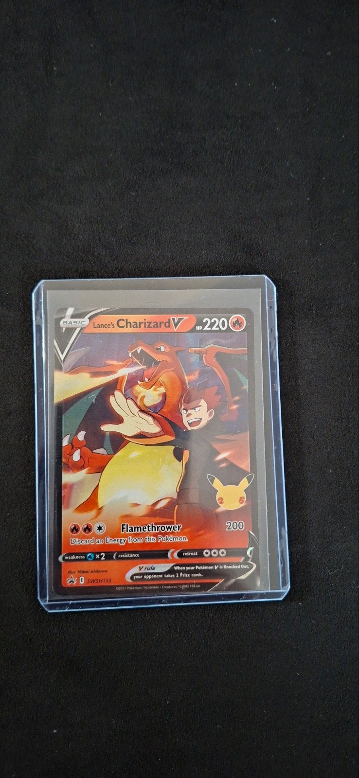 Lance's Charizard V SWSH133 Pokémon Kaart, Ophalen of Verzenden