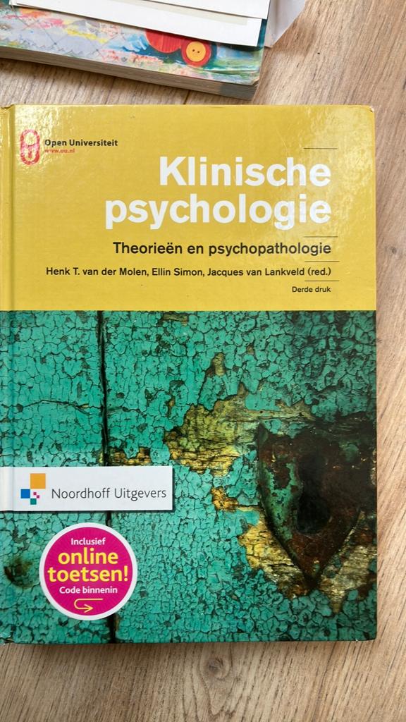 Ellin Simon - Klinische psychologie, Boeken, Psychologie, Klinische psychologie, Ellin Simon; Henk T. van der Molen; Jacques van Lankveld