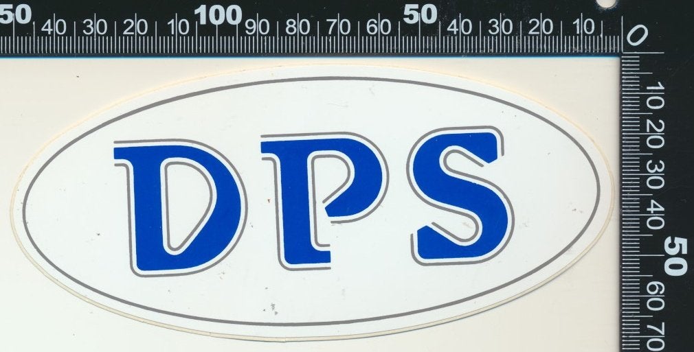 Sticker: DPS, Ophalen of Verzenden, Zo goed als nieuw, Bedrijf of Vereniging