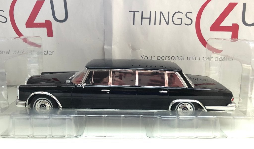 MCG 1:18 Mercedes 600 LWB W100 Pullman zwart nieuw, Ophalen of Verzenden, Nieuw, Auto, Overige merken
