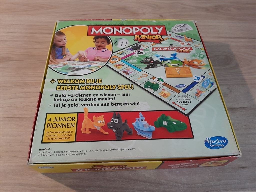 Monopoly Junior - mijn eerste monopoly - s5718, Verzenden, Zo goed als nieuw