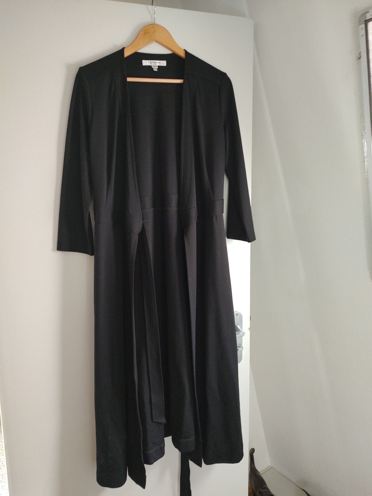 L.K. Bennett Zwarte Maxi Jurk/Vest Maat 38, Maat 38/40 (M), Zwart, L.K. Bennett, Ophalen of Verzenden