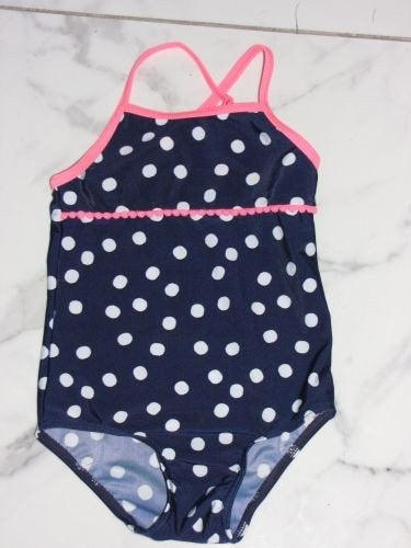 86-92 HEMA badpak blauw wit, Kinderen en Baby's, Babykleding | Maat 86, Ophalen of Verzenden, Zo goed als nieuw, Meisje, Pakje