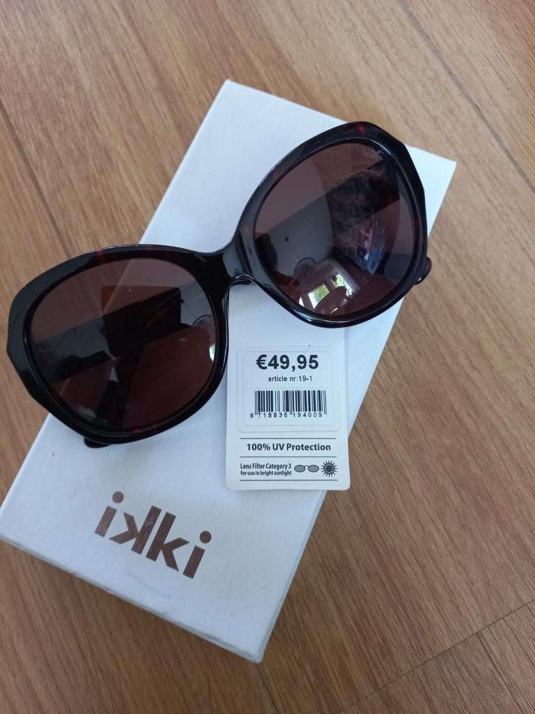 Ikki dameszonnebril bruin, Overige merken, Zonnebril, Bruin, Nieuw
