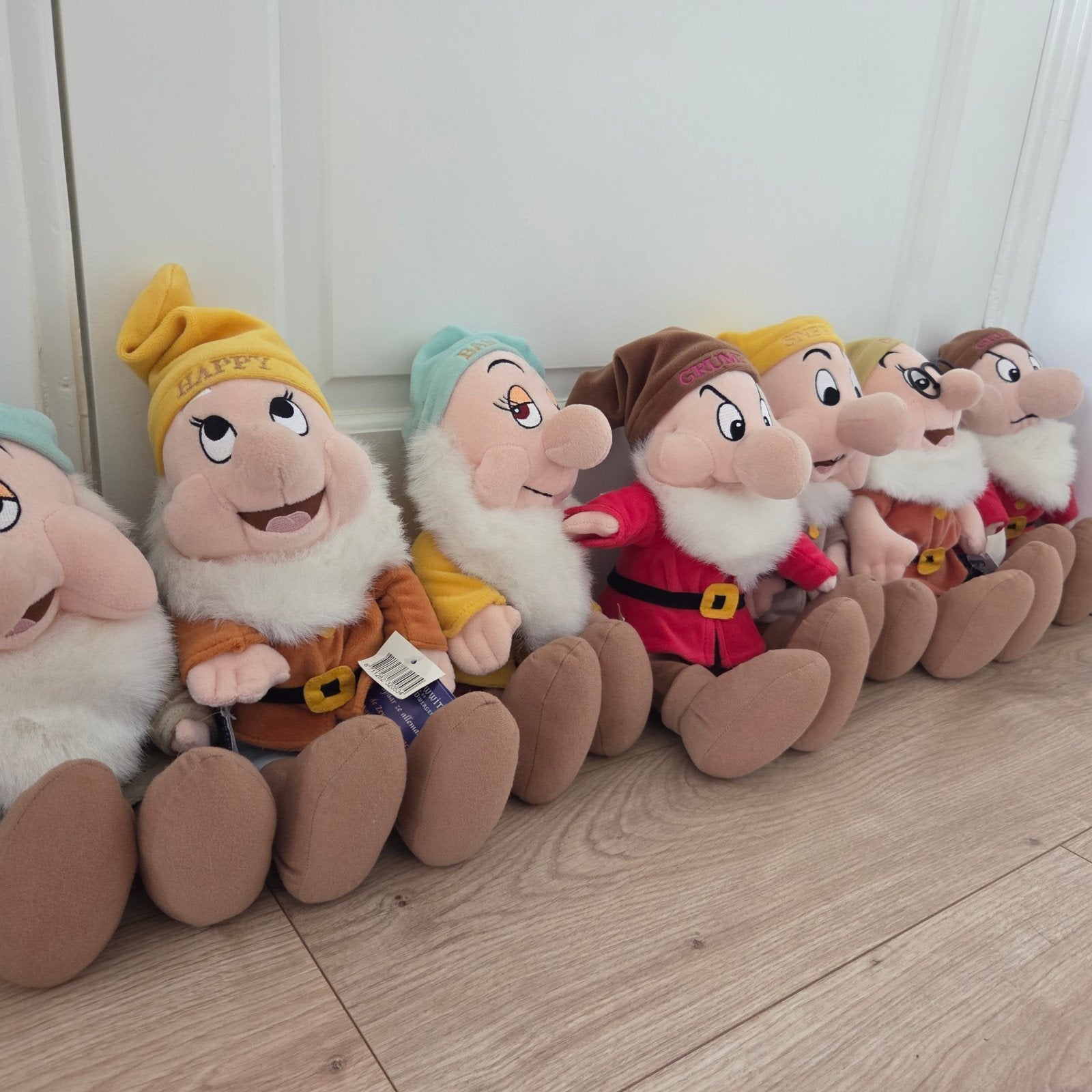 De Zeven Dwergen Knuffels - 6 stuks, Kinderen en Baby's, Ophalen, Zo goed als nieuw, Overige typen