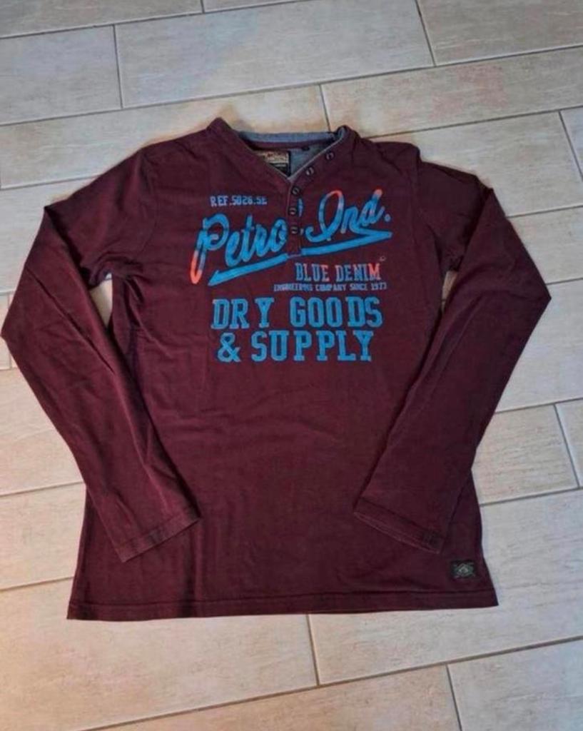 Mooie longsleeve van petrol maat 176, Ophalen of Verzenden, Zo goed als nieuw, Maat 46 (S) of kleiner