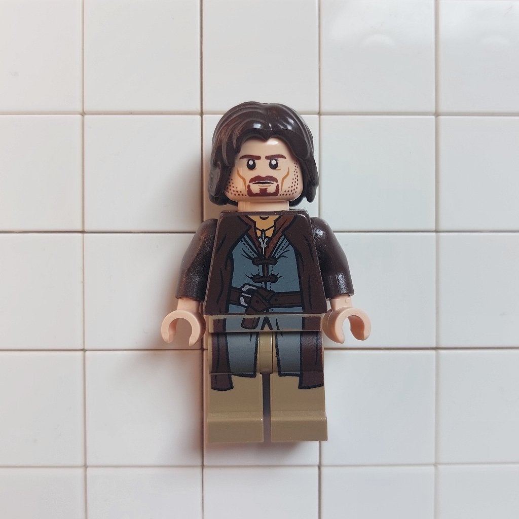 LEGO LOTR Minifig - Aragorn - lor017, Ophalen of Verzenden, Zo goed als nieuw