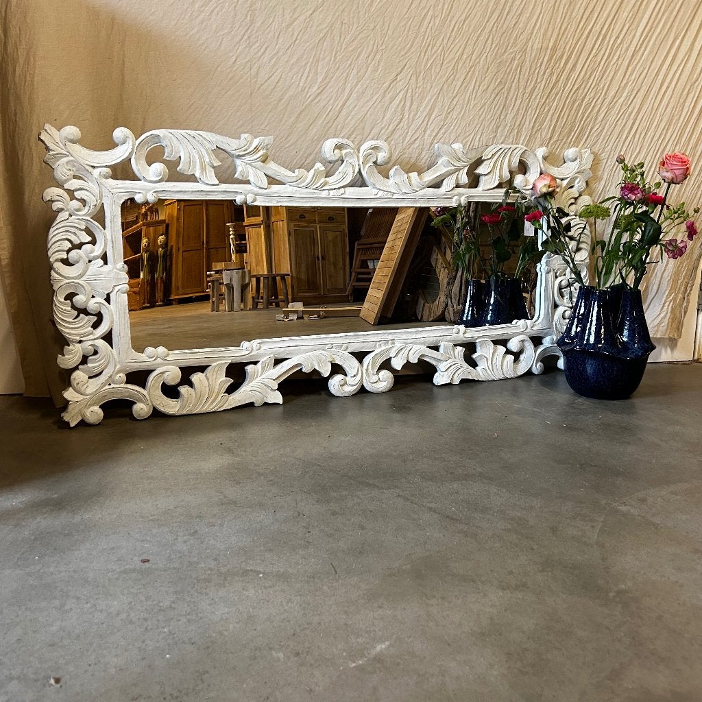 barok spiegel - houten lijst - 170 x 75 cm - Gratis bezorgd, TTM Wonen, Meubels – (Perzische) Tapijten en Woonaccessoires, Taag 63, 2491 CS, Den Haag (Forepark)