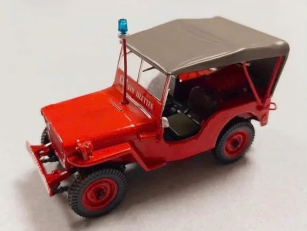Willys Jeep VLTT all terrain Brandweer schaal 1/43 # 20