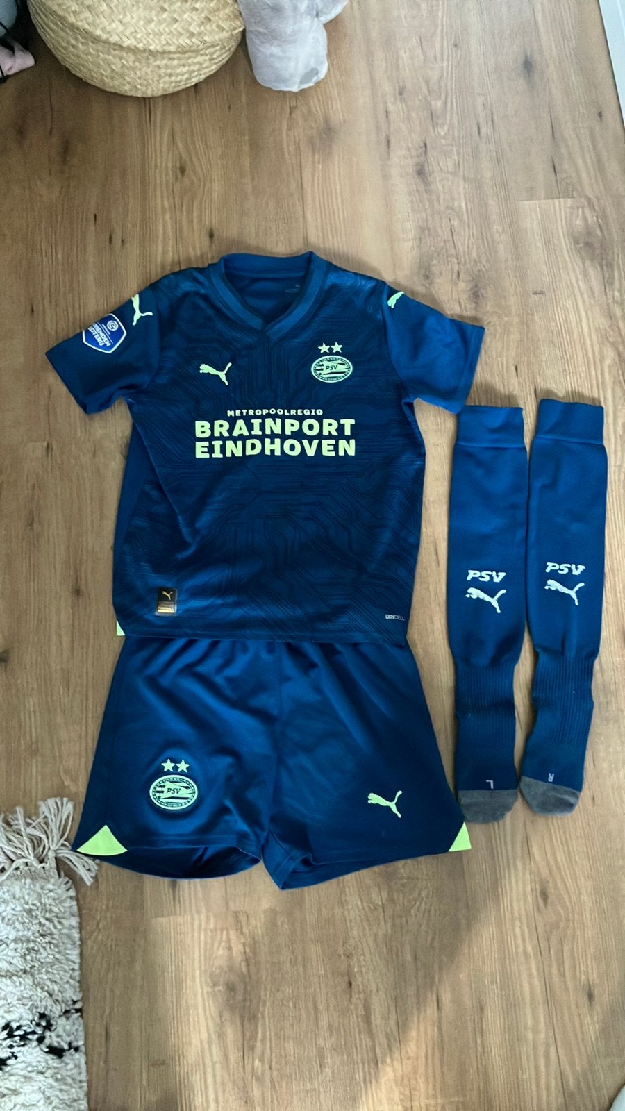 PSV pak kinderen maat 152, Maat XS of kleiner, Ophalen of Verzenden, Zo goed als nieuw, Trainingspak