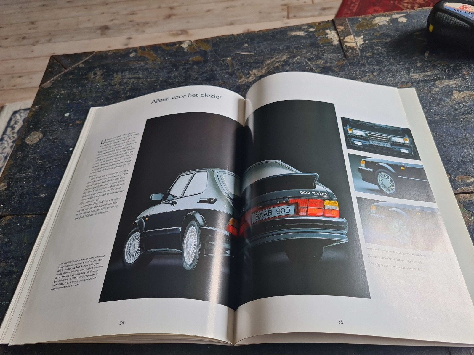 Saab 900  1991, Boeken, Auto's | Folders en Tijdschriften, Ophalen of Verzenden, Zo goed als nieuw, Overige merken