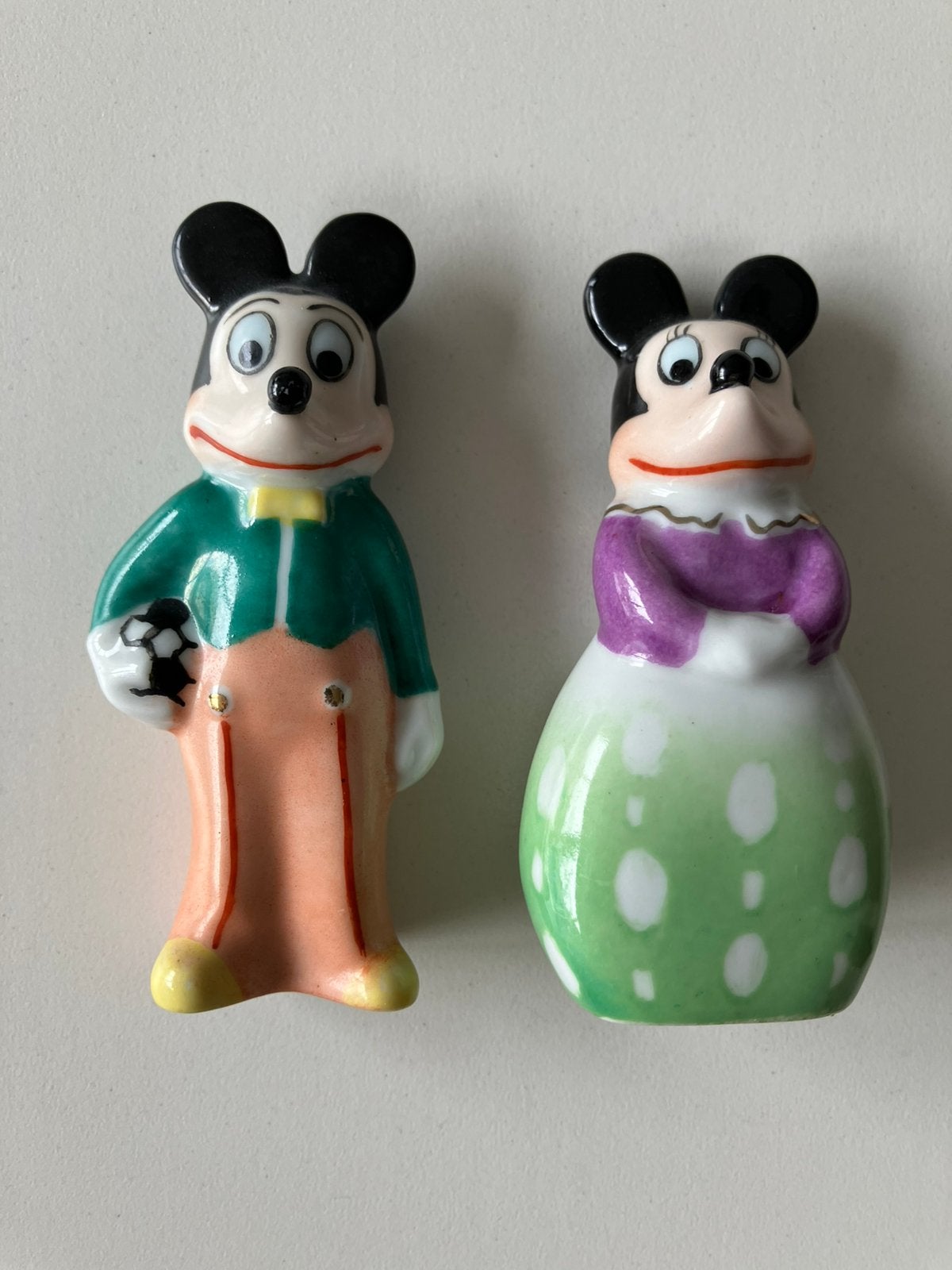 Disney porselein Mickey Minnie Mouse 1960s, Verzenden, Zo goed als nieuw
