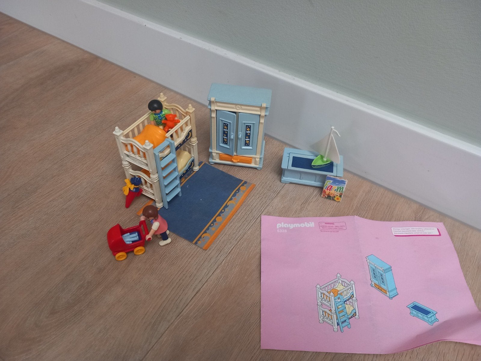 5328 Slaapkamer Playmobil, Ophalen, Gebruikt, Complete set, Overige typen