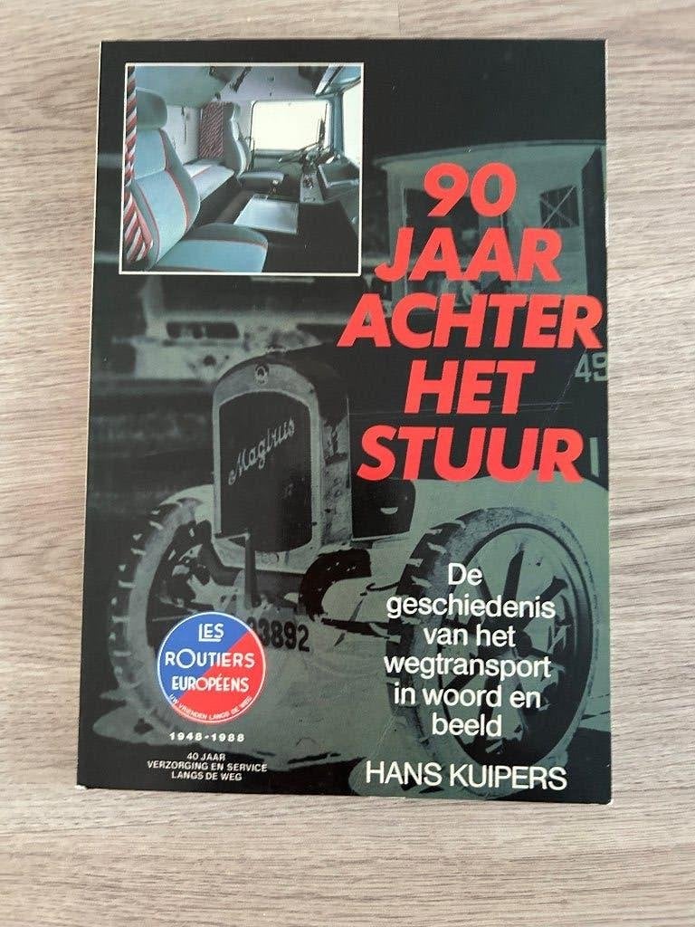 Boek 90 jaar achter het stuur, Ophalen of Verzenden, Zo goed als nieuw, Hans Kuipers, Vrachtwagen