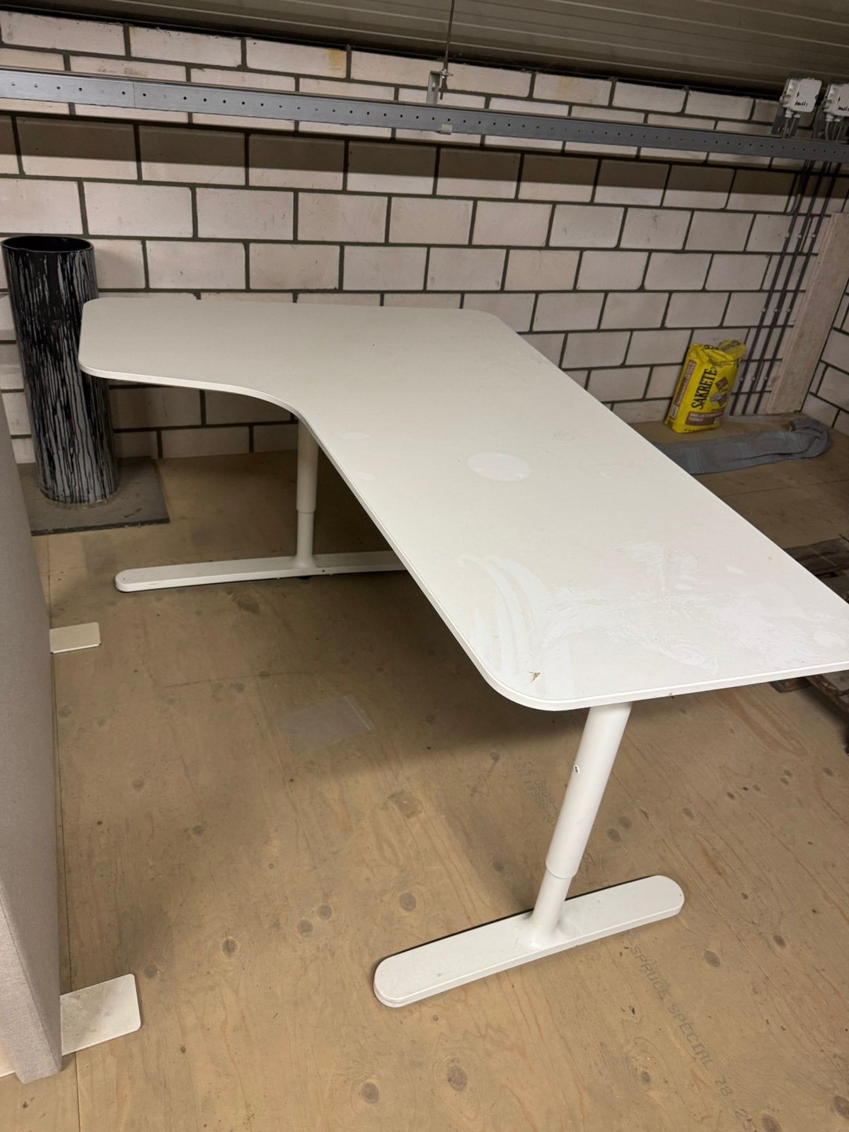 Ikea hoekbureau links (rechts ook beschikbaar), Ophalen, 160 cm, Gebruikt, Hoekbureau