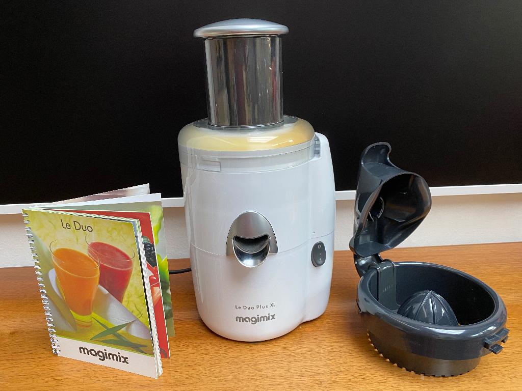 Sapcentrifuge / Juicer – Magimix Le Duo Plus XL, Ophalen, Gebruikt, Elektrisch, Sapcentrifuge