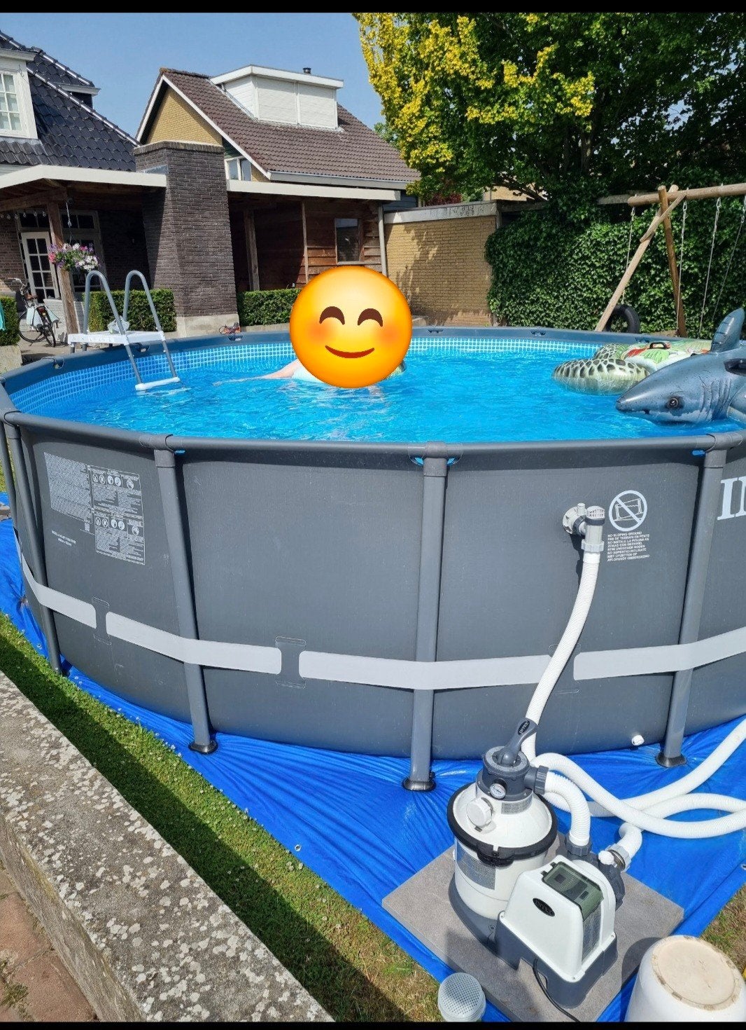 Intex zwembad rond ultra XTR, Tuin en Terras, Zwembaden, Ophalen
