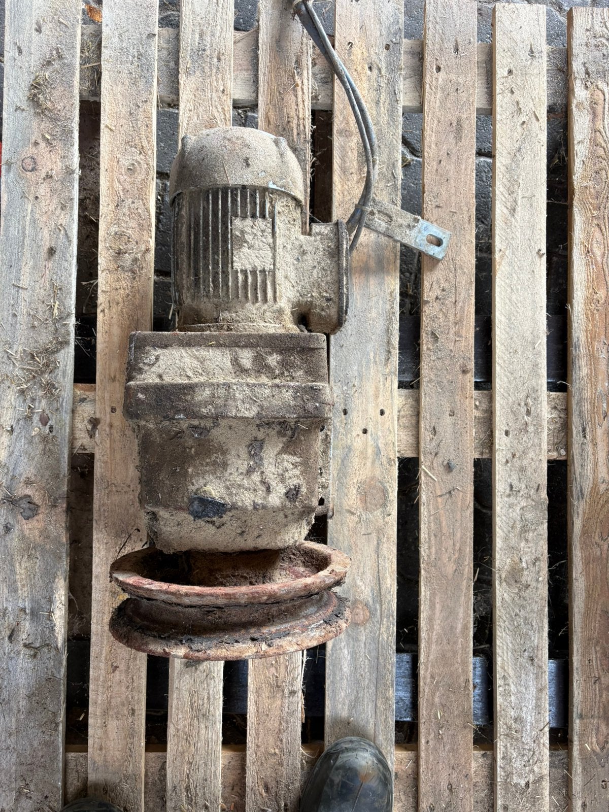 Joz mestschuif motor., Tuin en Terras, Waterpartijen en Fonteinen, Ophalen, Zo goed als nieuw, Waterornament