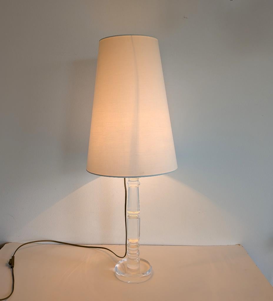 Vintage Caravell Design lamp. Jaren 70 Hollywood Regency, Huis en Inrichting, Ophalen of Verzenden, Gebruikt, Stof, 75 cm of meer