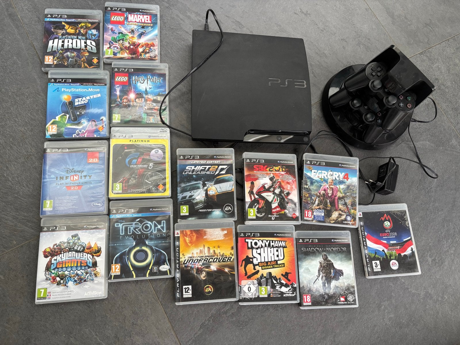 PlayStation 3 (PS3) Console met 15 Spellen en Accessoires, Ophalen, Gebruikt, Vanaf 18 jaar, Overige genres