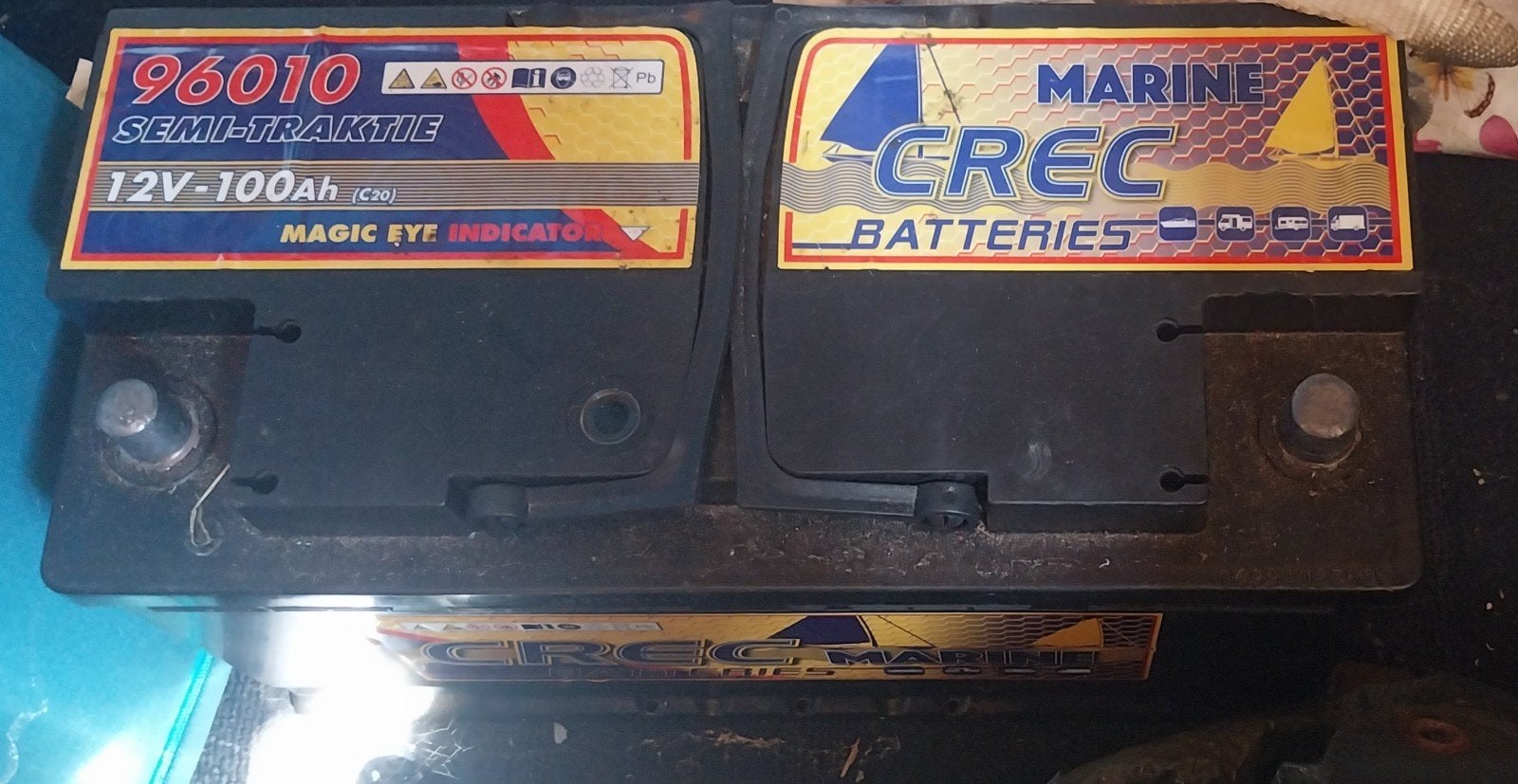 CREC Marine Semi-Traktie Accu 12V-100Ah, Ophalen of Verzenden