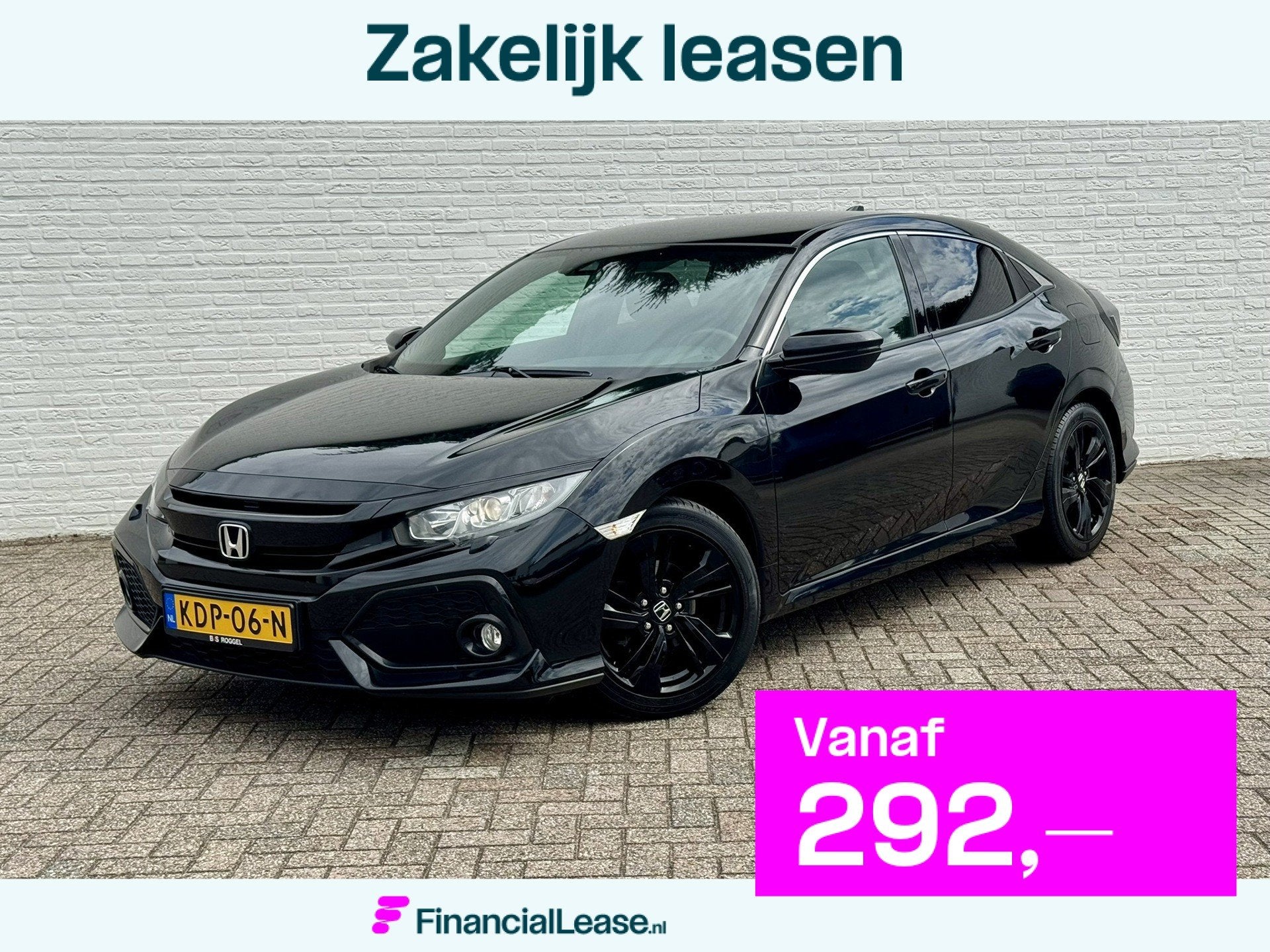 Honda Civic 1.0 i-VTEC PDC+Camera Clima Navigatie Stoelverwa, Dealer onderhouden, Stof, Gebruikt, Euro 6