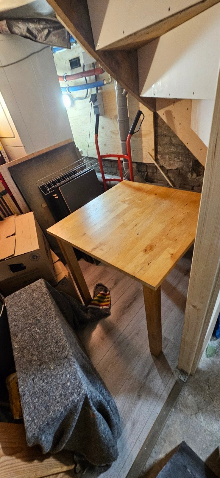 IKEA Norden eettafel / keukentafel 74x74 cm (massief, Huis en Inrichting, Ophalen, Gebruikt