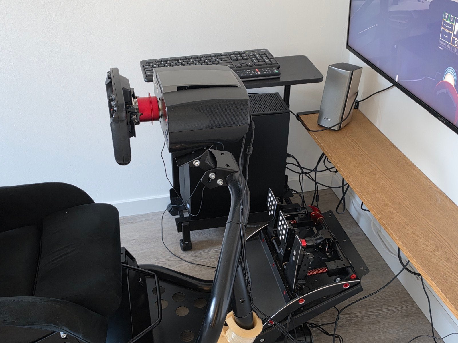 Complete Sim-Racing - Fanatec CSL Elite en RS1 Playseat, Ophalen, Zo goed als nieuw