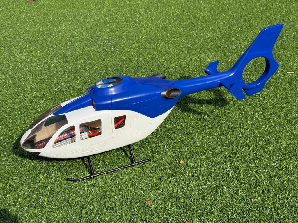 Heli-artist EC135 schaalromp voor align trex 450 helikopter, Ophalen, Gebruikt, Elektro, Helikopter