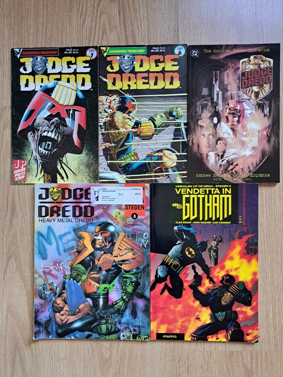 Judge Dredd comics en stripalbums, Boeken, Strips | Comics, Gelezen, Amerika, Ophalen of Verzenden, Meerdere comics