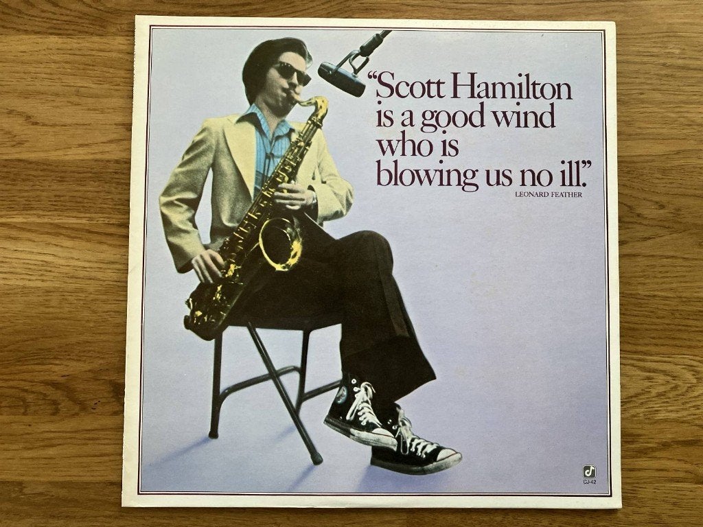 Scott Hamilton / Scott Hamilton Is A Good Wind Who Is Blow, Ophalen of Verzenden, Zo goed als nieuw, 12 inch, Jazz
