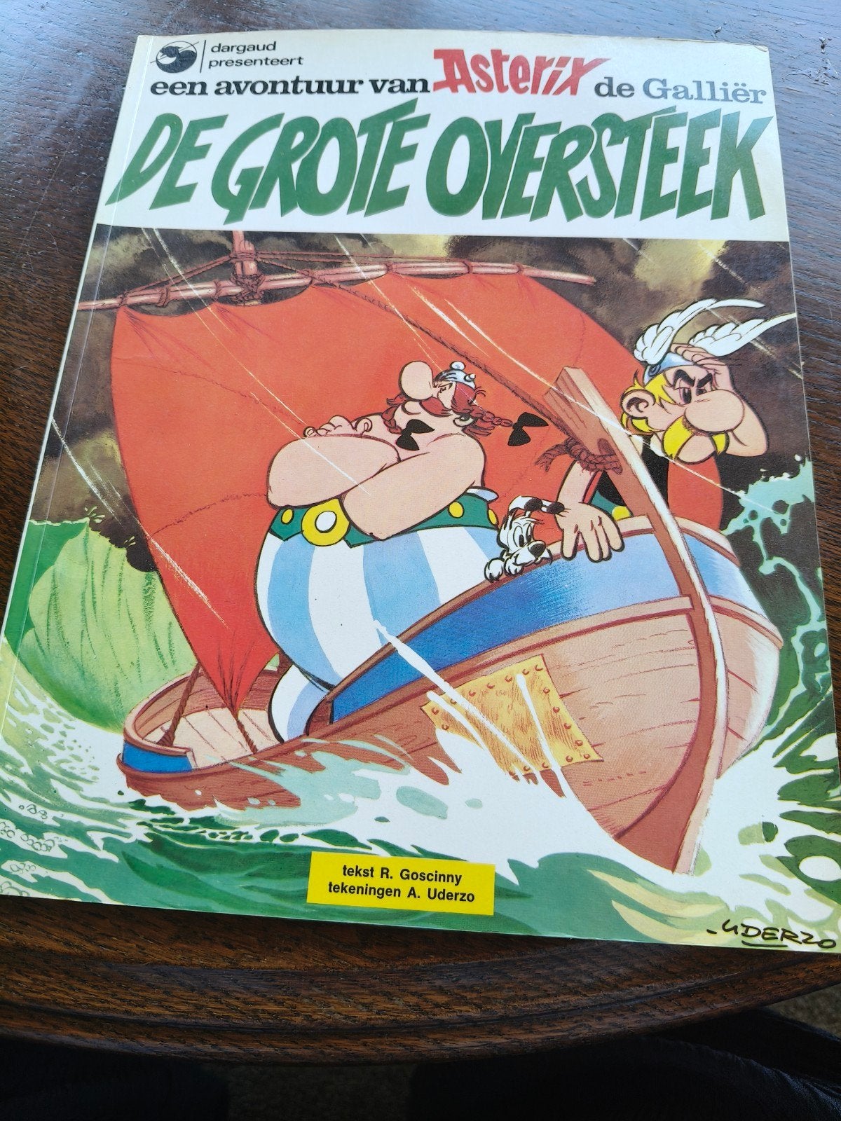 Asterix de Galliër: De Grote Oversteek - Stripboek, Boeken, Ophalen of Verzenden
