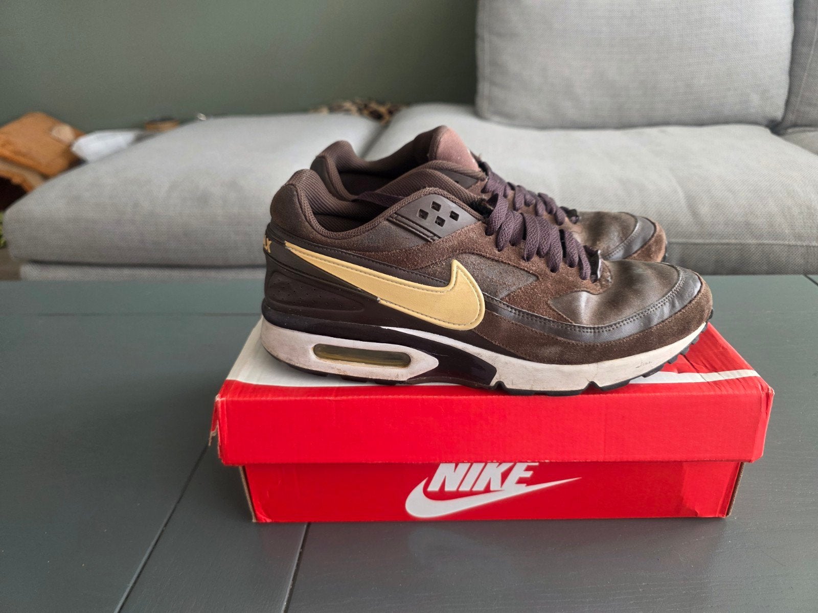 Nike air max classic bw maat 44 bruin, Kleding | Heren, Schoenen, Ophalen of Verzenden, Zo goed als nieuw, Bruin