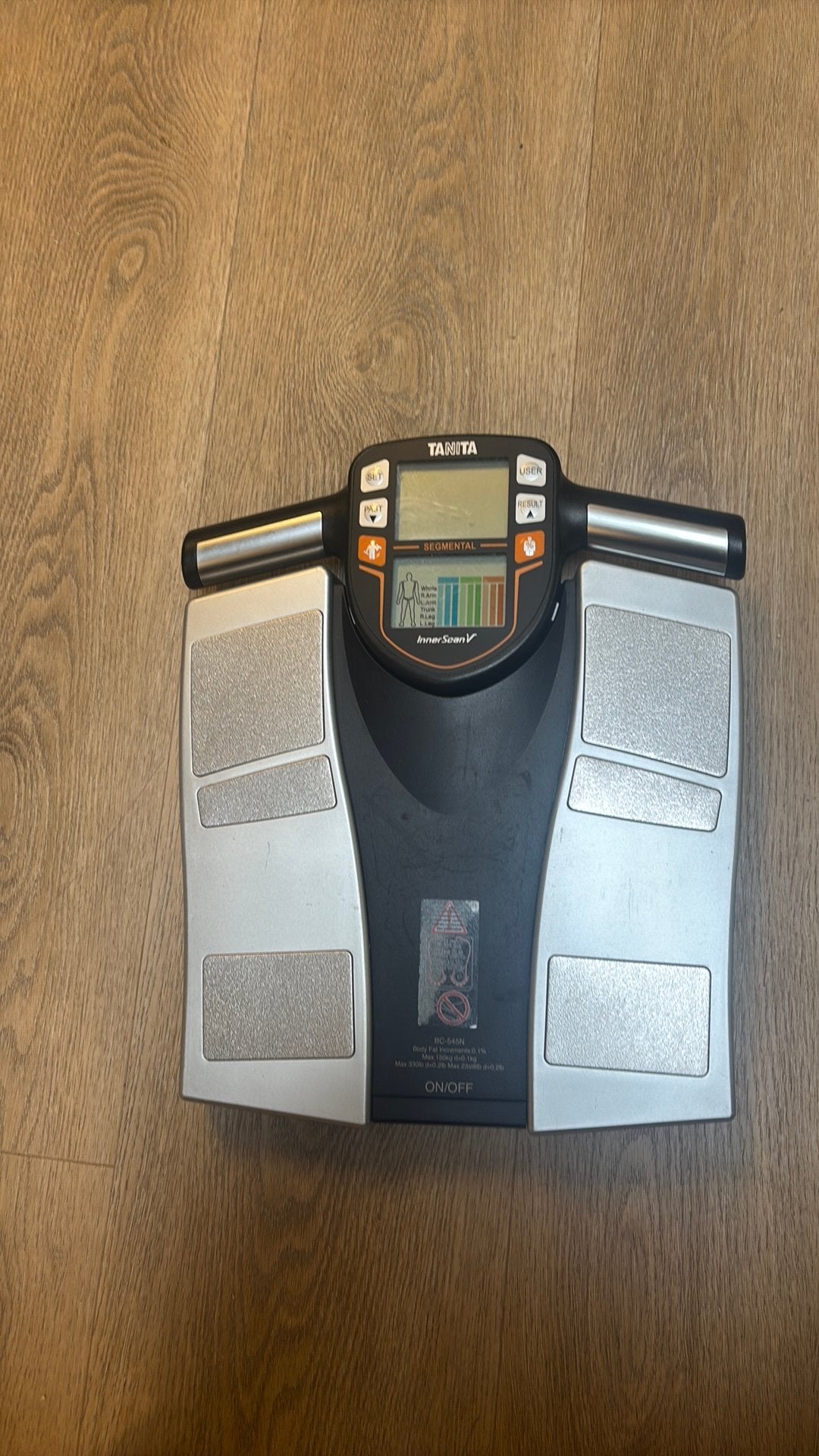 Tanita BC-545N Lichaamsanalyseschaal, Witgoed en Apparatuur, Ophalen, 1 tot 500 gram, 50 tot 100 kg, Personenweegschaal