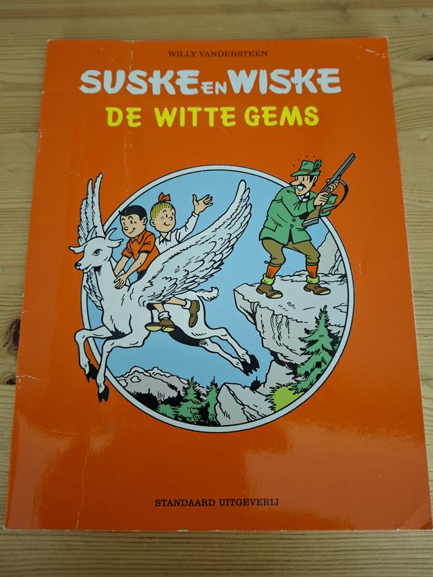 suske en wiske uitgave de gezonde familie witte gems, Eén stripboek, Verzenden, Zo goed als nieuw