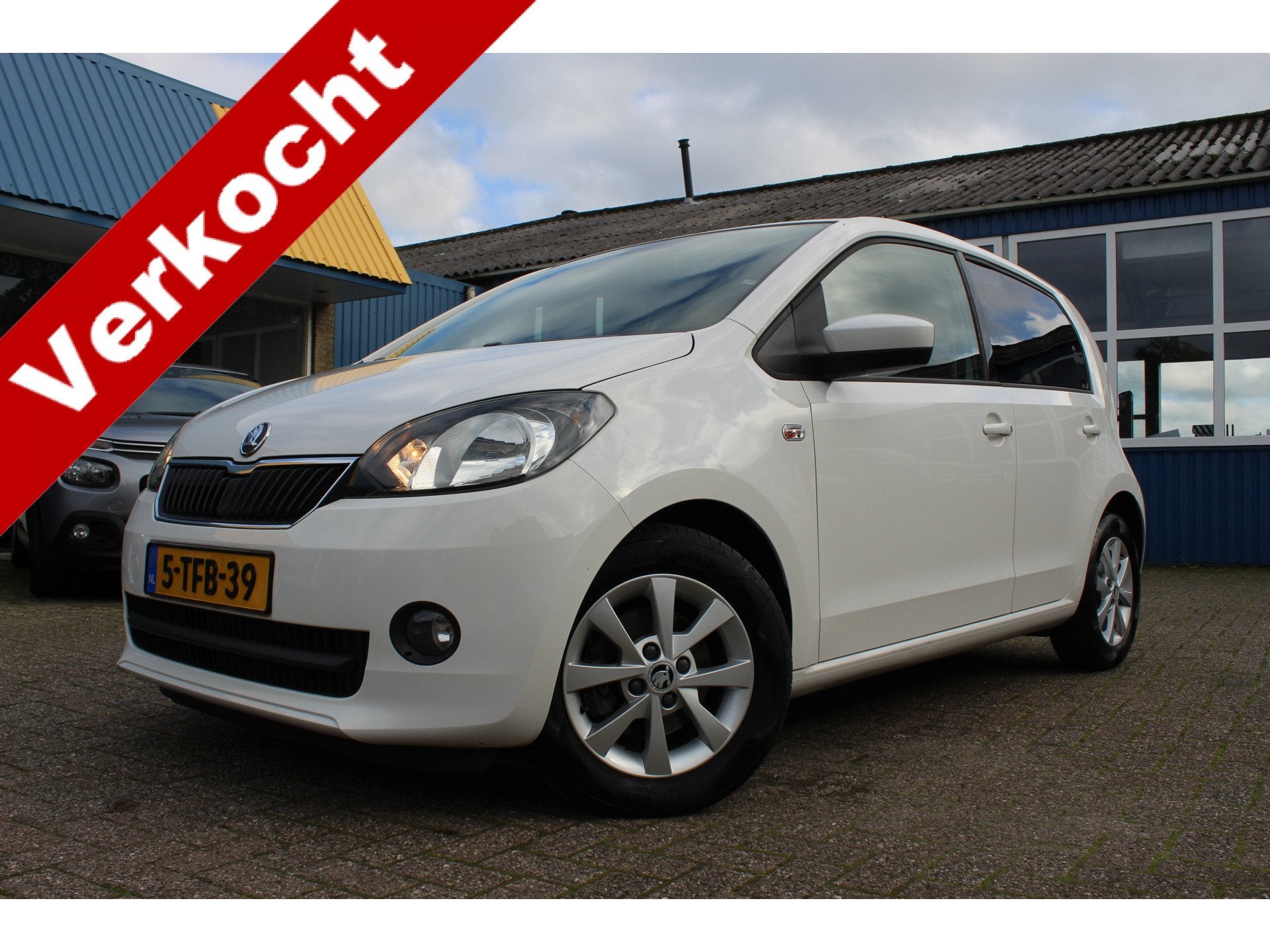 Skoda Citigo 1.0 "Elegance" 5 deurs Airco - Pdc - Carplay, Auto's, Voorwielaandrijving, Euro 5, Stof, Gebruikt