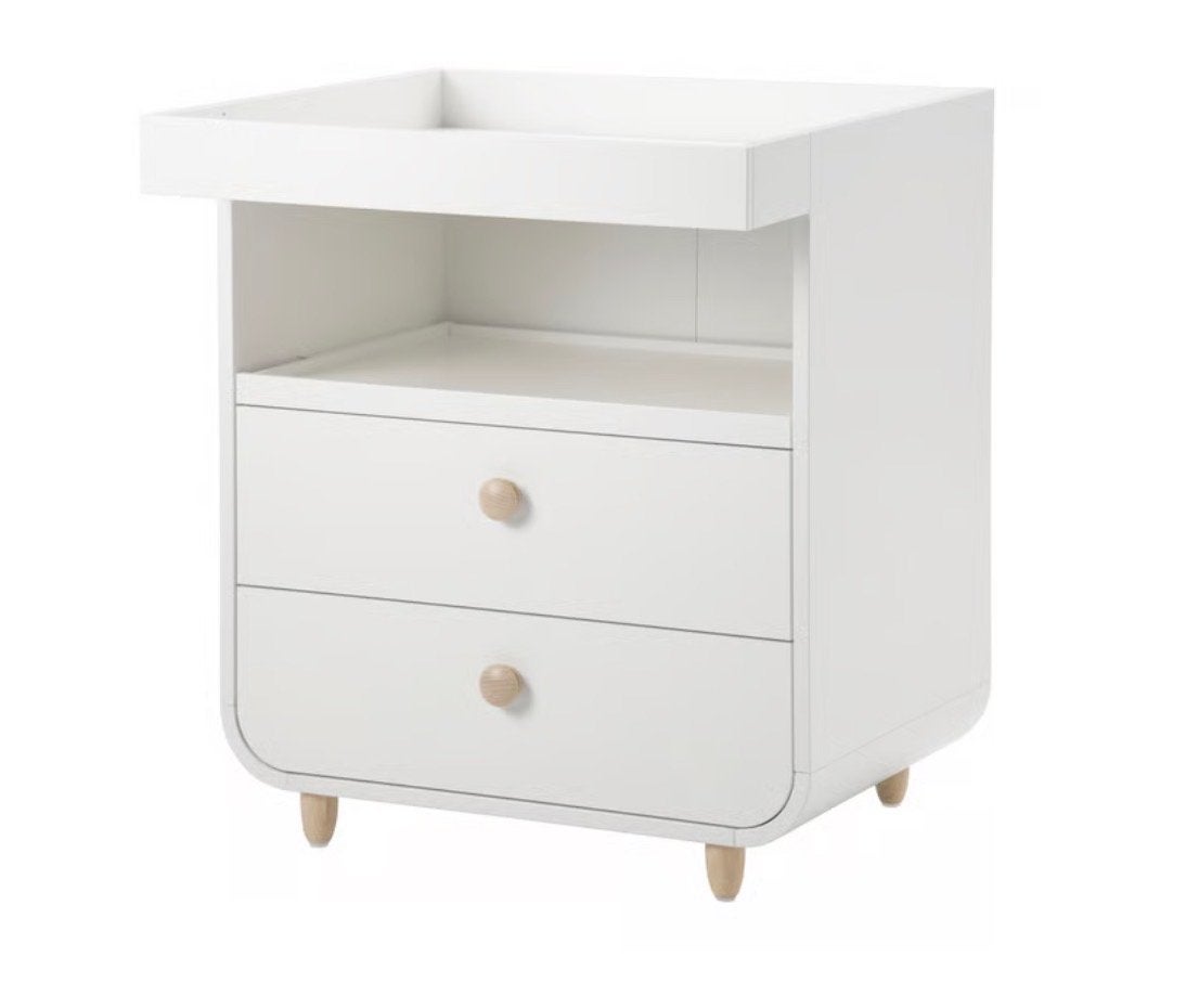 MYLLRA Changing table with drawers, white, 85x79x97 cm, Kinderen en Baby's, Kinderkamer | Commodes en Kasten, Ophalen, 70 cm of meer