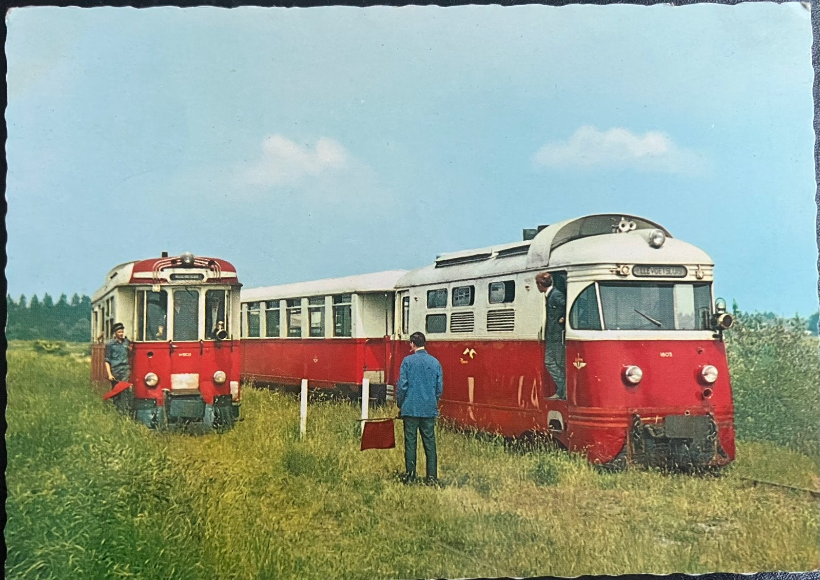 Ansichtkaart met R.T.M. Tram Meeuw en Reiger 1968, Ophalen of Verzenden, 1960 tot 1980, Ongelopen, Zuid-Holland