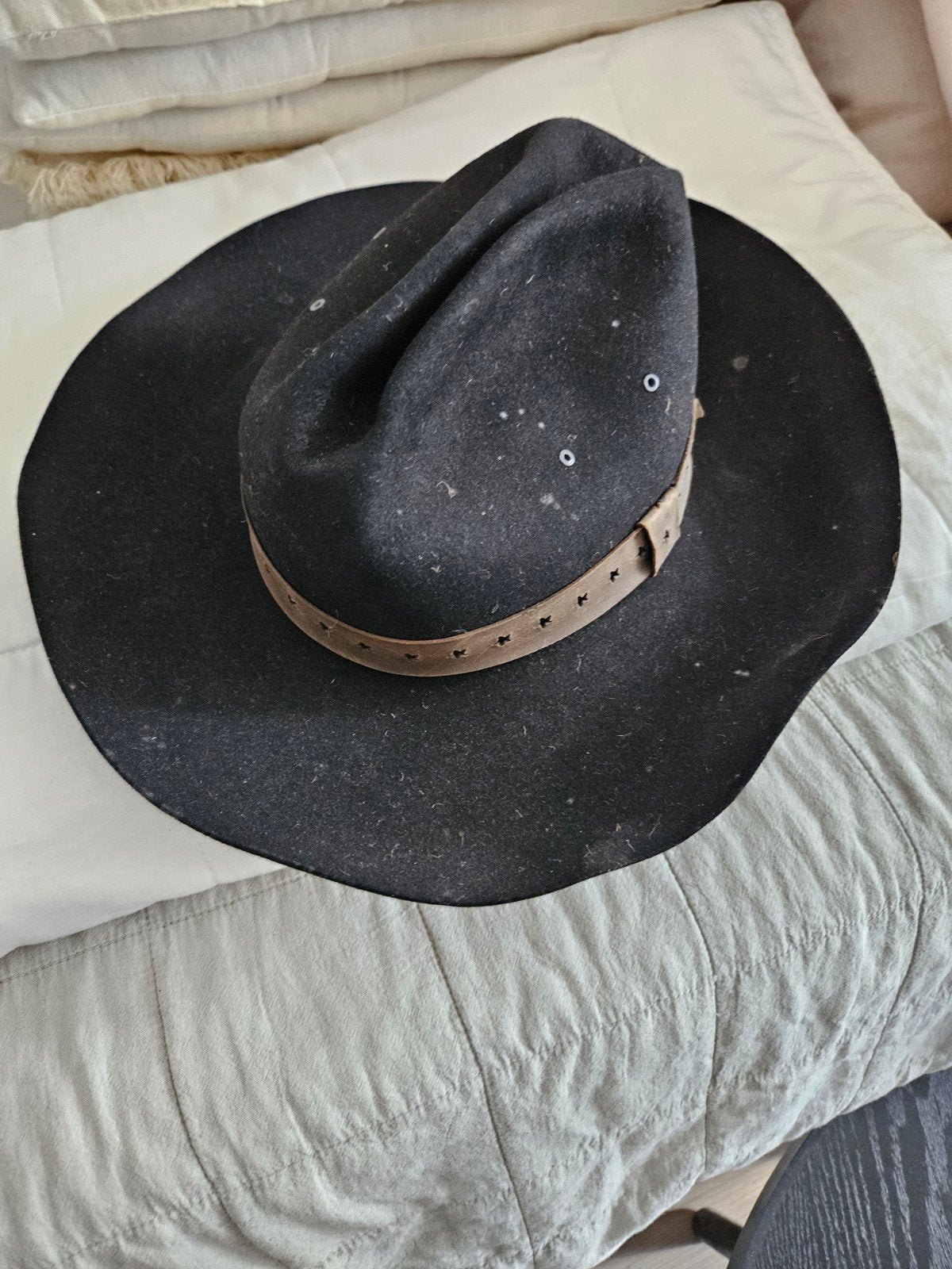 Stetson Hoed - Zwart, Gedragen, Ophalen of Verzenden, Gedragen, Stetson, Hoed