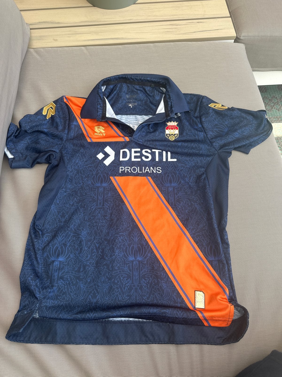 Voetbalshirt Willem II, kind 14/15, Ophalen of Verzenden, Gedragen, Overige maten, Blauw