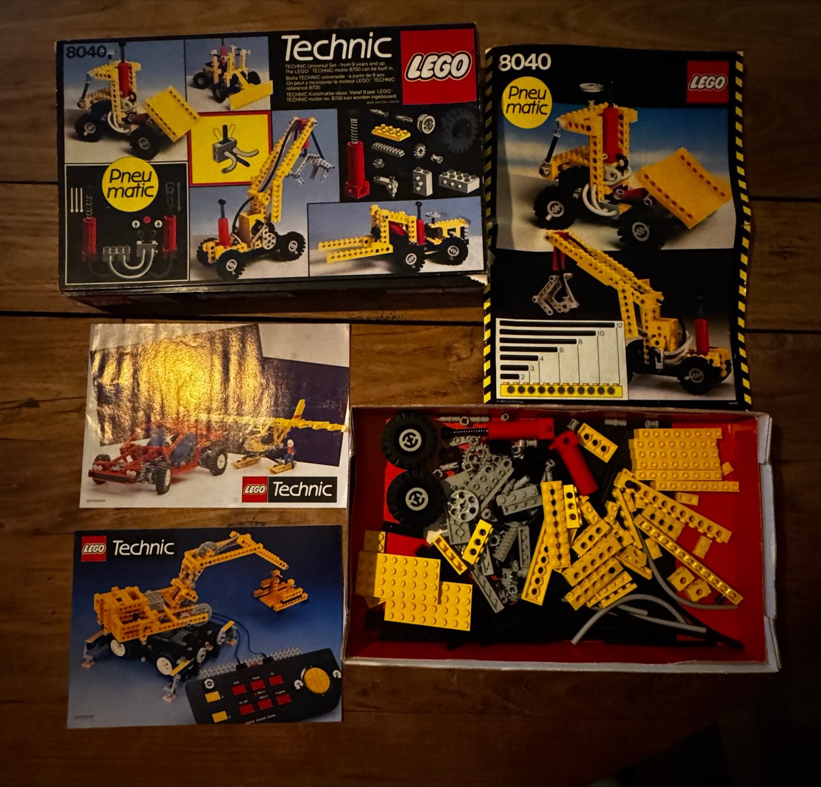 Lego Technic 8040 (1984) - Compleet met doos, Compleet, Gebruikt, Lego, Ophalen of Verzenden