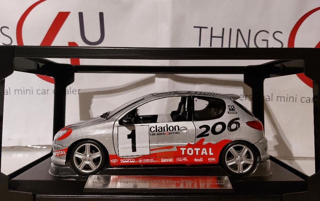 Norev 1:18 Peugeot 206 WRC Edition 2003 nieuw in doos, Hobby en Vrije tijd, Modelauto's | 1:18, Ophalen of Verzenden, Nieuw, Auto