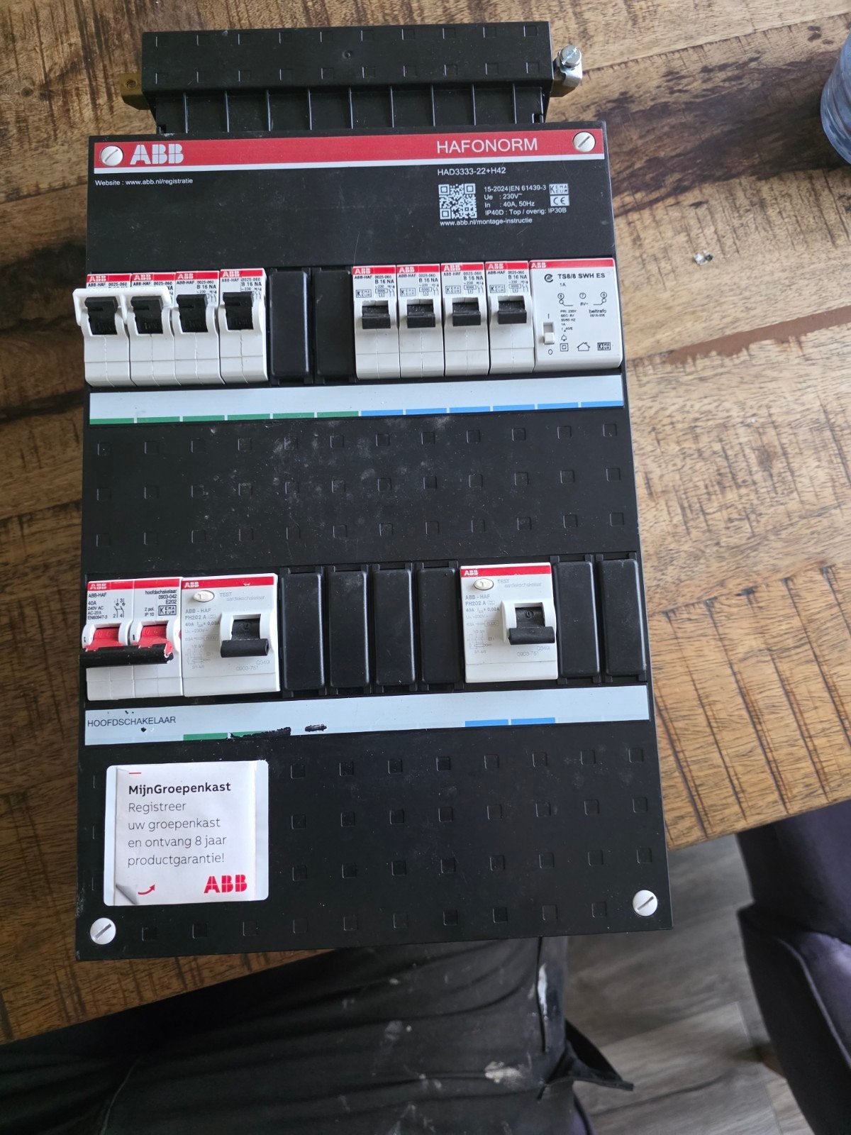 Abb groepenkast, Doe-het-zelf en Verbouw, Elektra en Kabels, Ophalen of Verzenden, Overige typen