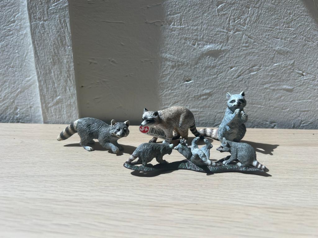 Schleich wasberen, Ophalen of Verzenden, Zo goed als nieuw, Paard, Beeldje of Figuurtje
