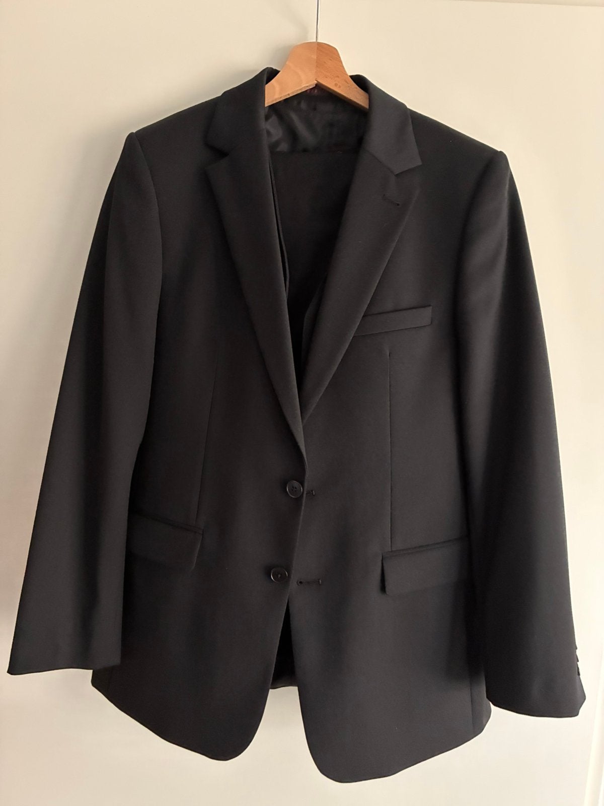 Greiff Herenpak zwart maat 48, Kleding | Heren, Ophalen, Zo goed als nieuw, Maat 48/50 (M), Blauw