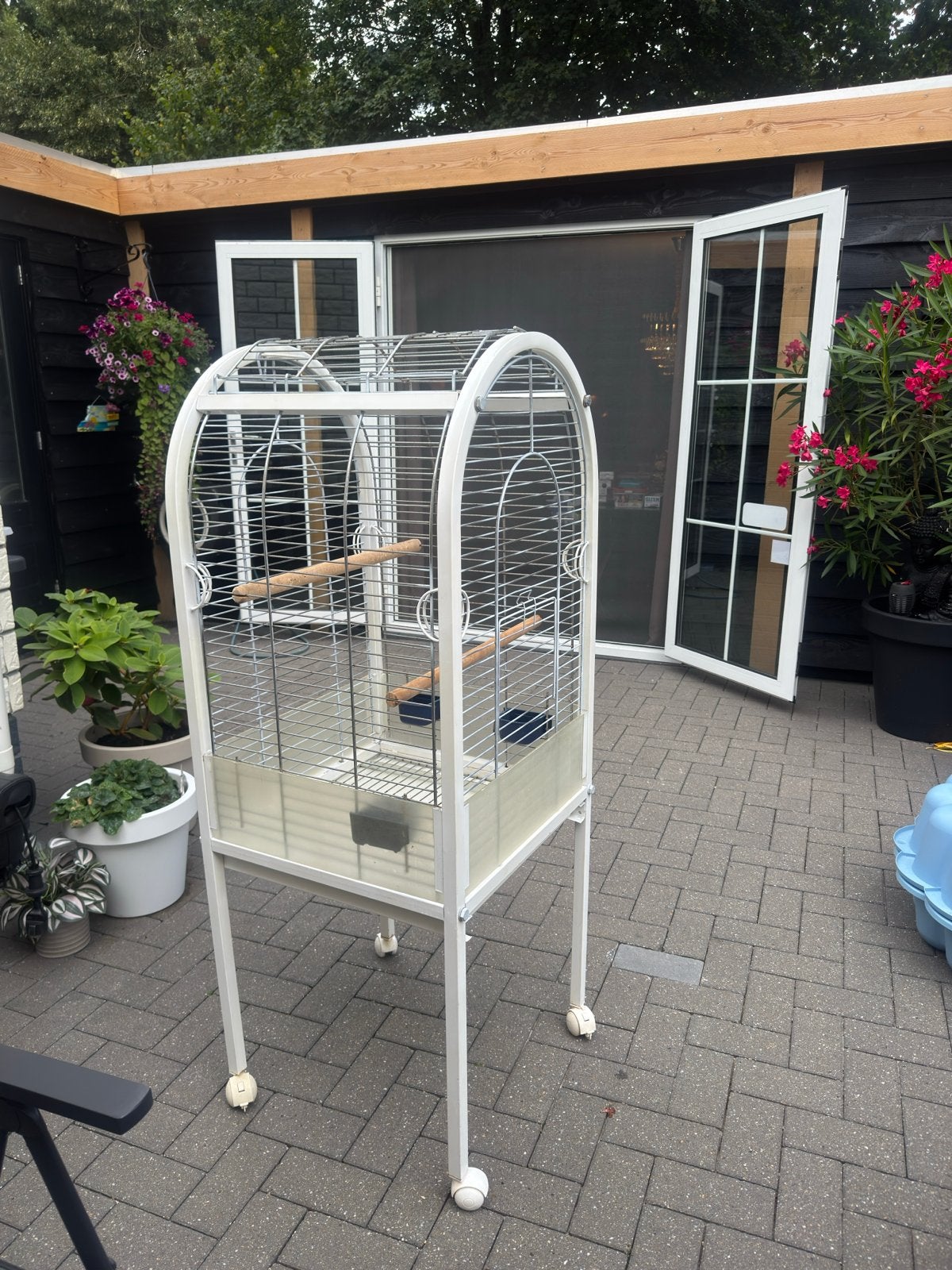 Vogel kooi, Dieren en Toebehoren, Vogels | Hokken en Kooien, Ophalen, Metaal, Vogelkooi